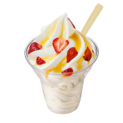 Sundae Extra Lemon Curd Aardbei,Angelo,Soft Ice Corner;3,35